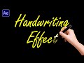 How to Animate Handwriting Text in After Effects (No Plugins) | Quick & Easy