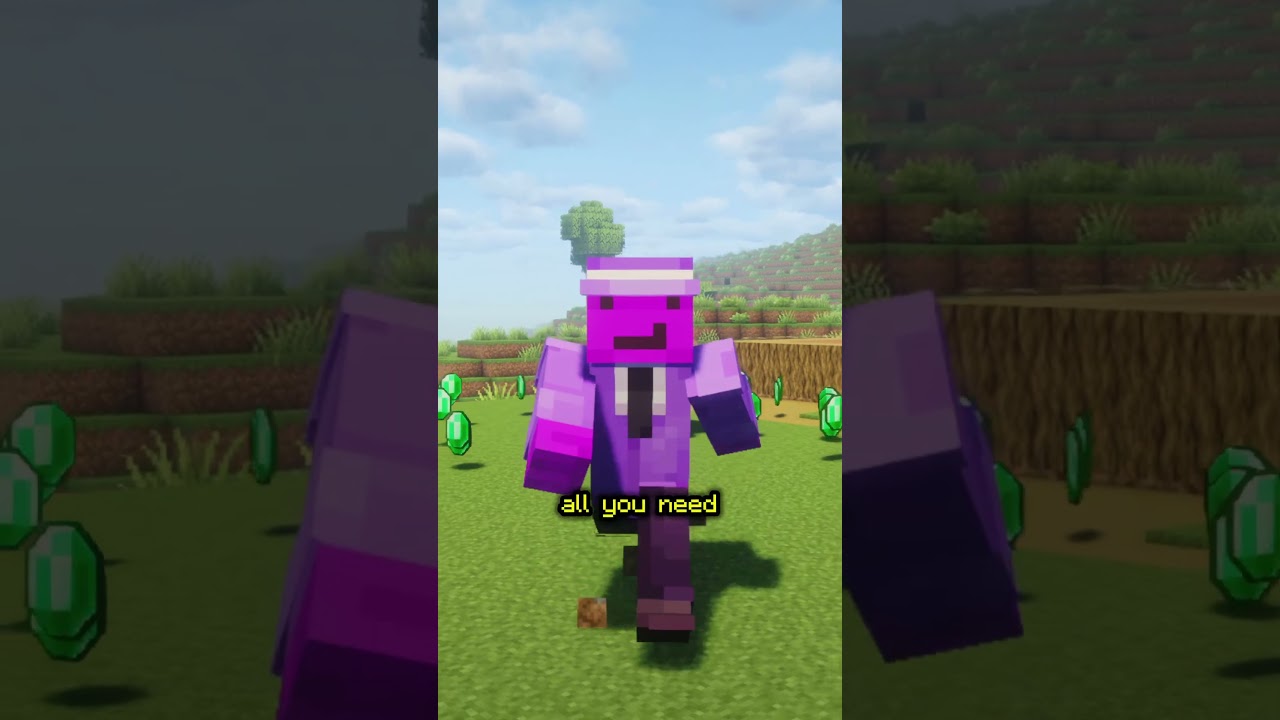 VILLAGERS CAN GIVE YOU FREE EMERALDS in Minecraft