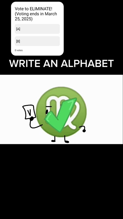 BFM Mini 1: Write an Alphabet #shorts