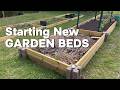 Starting My New Vegetable Garden Beds after Careful Planning #gardening #raisedbeds #vegetablegarden