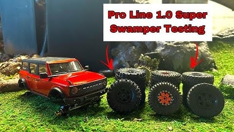 Proline 1.0 Super Swamper Tire Testing, Comparison, and Review for SCX 24