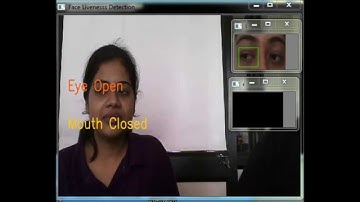 Face Recognition with Liveness Detection using Eye and Mouth Movement