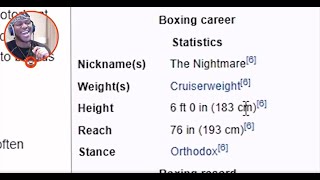 KSI Checks His Height On His Wikipedia