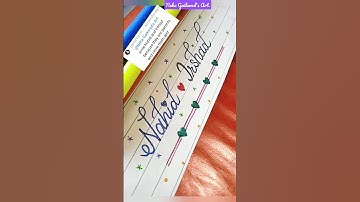 Name =Nahid -Irshad |Comment ur Name | #satisfying #art