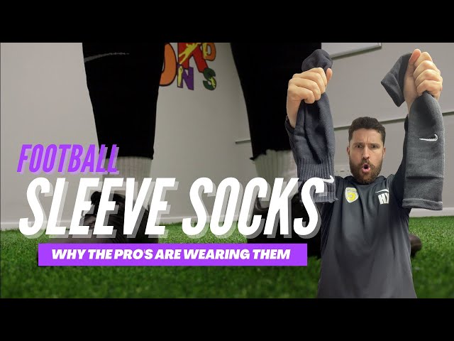 NEW Football Sock Sleeves -Why Professionals wear them! #cutsocks