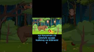 Ayının Bilmecesi Aslan Ve Gezen Tavuk Masalı