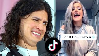 The BEST Disney Covers on TIkTok l Vocal Coach Reacts