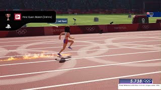 Tokyo Olympics 2020 - 100m Dash Record - PS4 Gameplay