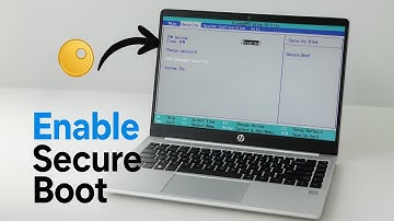 Fixed Cannot Enable Secure Boot On HP Laptops BIOS