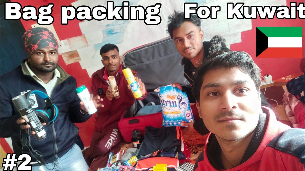 💥🎒Bag packing 🧳for Kuwait 💥🌜 2ndvlog vlog vloggerlounde kuwait 
