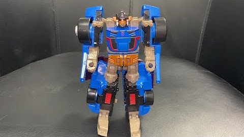 Transformers botcon slicer complete transformation process video Deluxe slice figure shattered glass