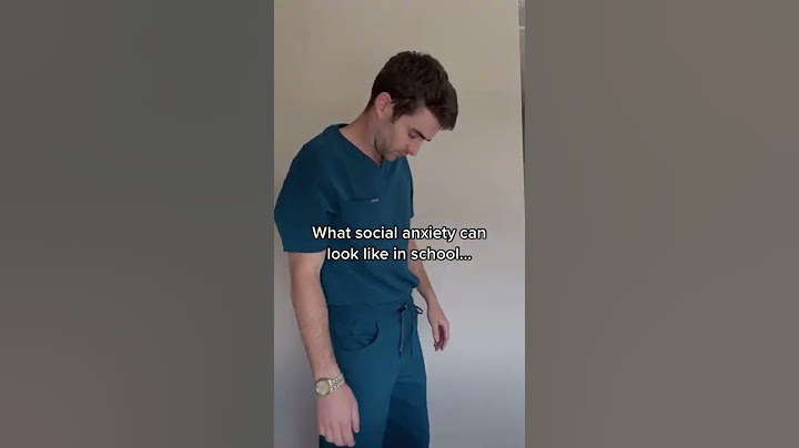 What social anxiety can look like in school
