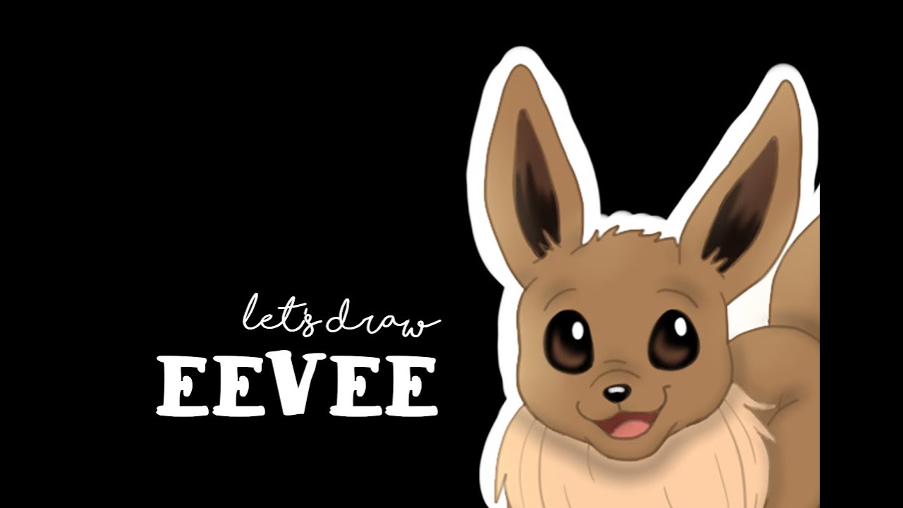 Let's Draw EEVEE // Digital Speedpainting