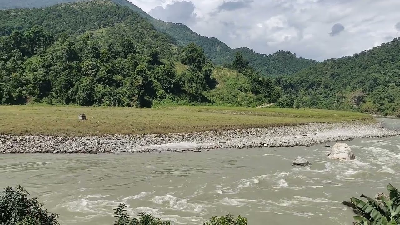 Teesta River view from Oasis Cafe (near Rangpo Check Post) | Sikkim     