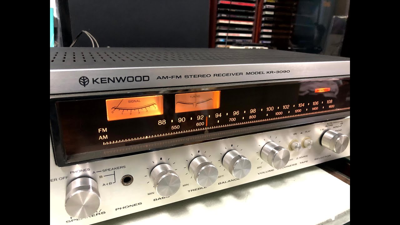 O Rei do Som - Receiver Kenwood KR-3090 - YouTube