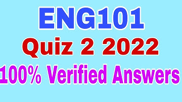 Eng101 Quiz 2 2022||Eng101 Quiz 2 live solved 2022||Eng 101 quiz 2 solution 2022||Eng101 quiz 2