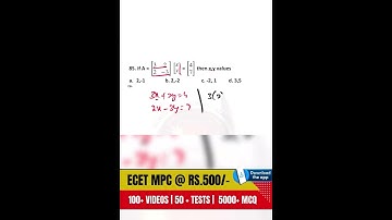ECET 2025 Maths Guide | How to Score High & Get the Best Rank! 🚀 | Q-191 Explained