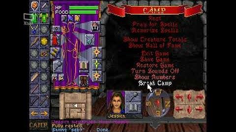 MS-DOS Gameplay - Dungeon Hack by Dreamforge Intertainment (1993)