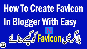 How to create favicon in blogger with easy method
