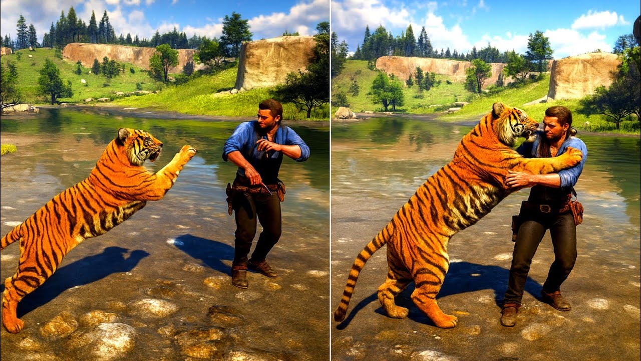 RDR2 All Animals Attack - [Main Animal/Event] | Epic Wild Moments
