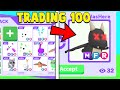 Trading 100 CHRISTMAS EGG PETS in 20 Minutes.. (Adopt Me)