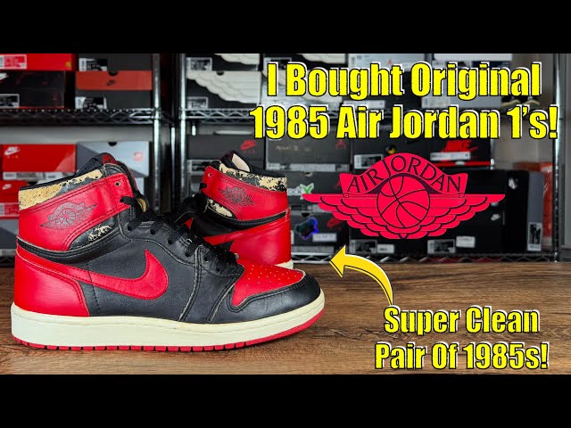I Bought Original 1985 Air Jordan 1's - These are TOO CLEAN! - YouTube