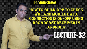 Broadcast Reciever to Check Wi-Fi and Mobile Data Connection is ON/OFF