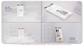 Minimalistic Mobile Mockup Scenes After Effects Template