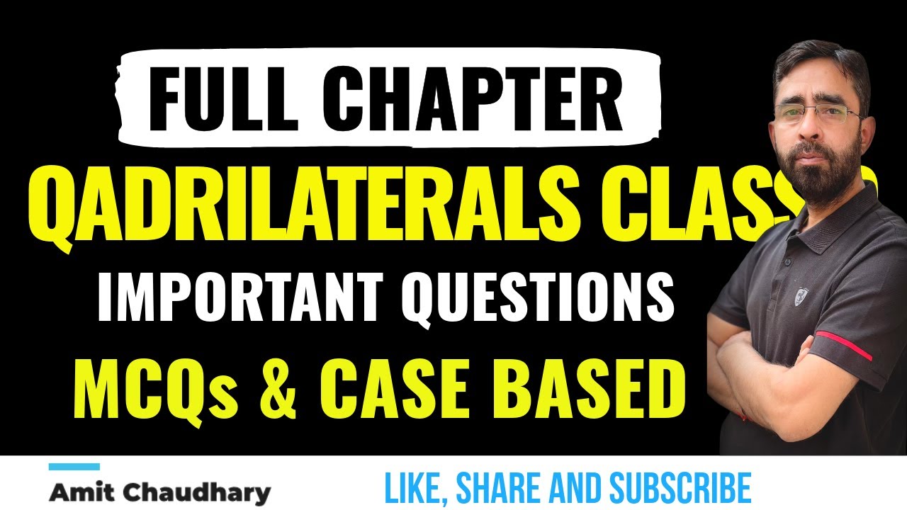 Quadrilaterals One shot | Maths Class 9 | Important Questions | Full ...