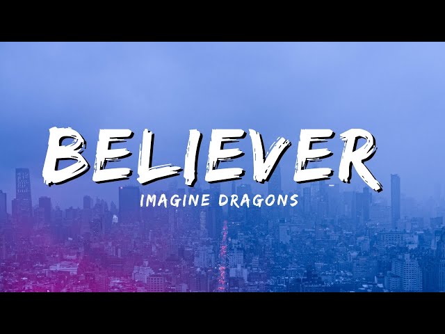 Imagine dragons - Believer (Slowed+Reverb+Lyrics)