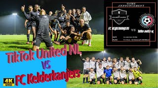 TikTok United NL vs Kelderkanjers Soccer Game