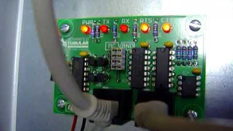 Advanced Tubular Technologies - CB-EL1 Current Loop Board LEDs in Loopback