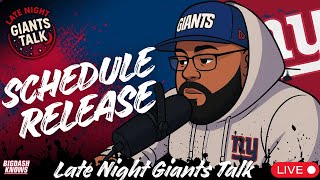 Late Night Giants Talk | Schedule Release