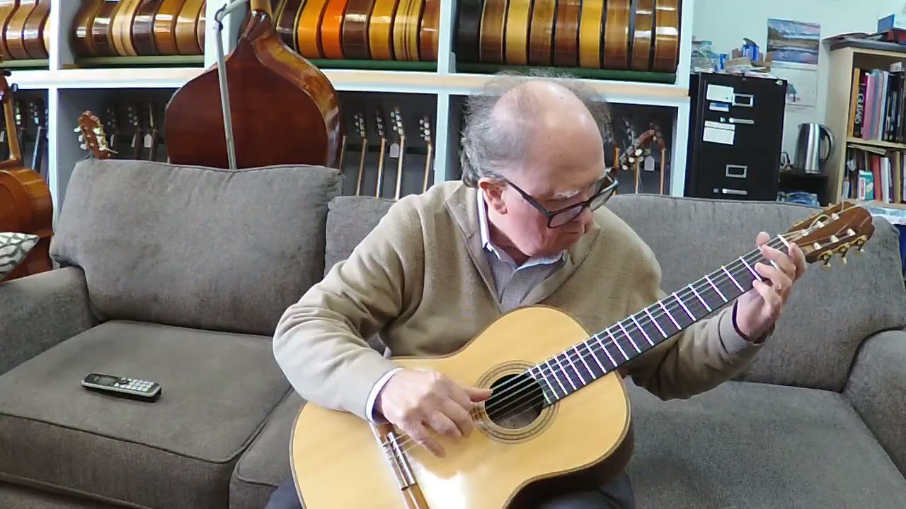 1996 Edmund Blochinger Classical Guitar No. 75 all pieces played pianissimo then forte Carcassi Sor