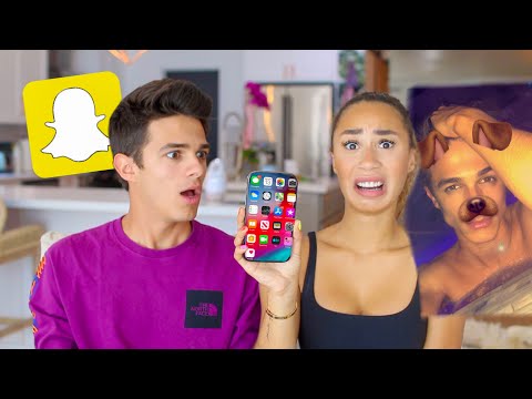 MY CRUSH GOES THROUGH MY PHONE! (bad idea) | MyLifeAsEva & Brent Rivera