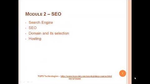 SEO Training in Ahmedabad By TOPS Technologies