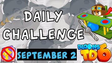 Bloons TD 6 Daily Challenge | Splash Damage | No Hero No MK No Powers | September 2 2023