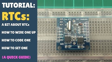 TUTORIAL: How to wire up & code an RTC - Real Time Clock - Arduino (Module)