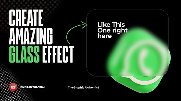 Very Simple!!! GLASS EFFECT ON PIXELLAB #pixellab #tricks #graphicdesign #smartphone