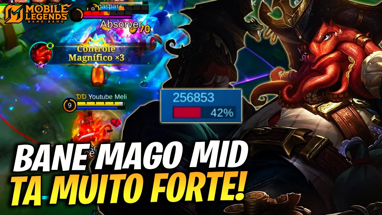 BANE AP MID ESTÁ MUITO FORTE E PERFEITO PARA CARREGAR TIME RUIM | BANE GAMEPLAY - MLBB