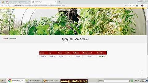 Online Crop Insurance System | Asp.net, C#.net Final Year Project