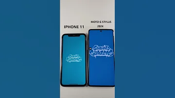 Moto G Stylus 2024 VS IPhone 11 Speed Test 