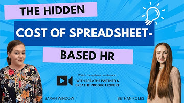 HR compliance risks: Why spreadsheets fail SMEs & how HR software solves them | Breathe HR Webinar