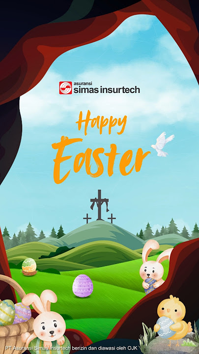 He is risen! Kasih menang, harapan hidup kembali. Selamat Paskah penuh damai dan berka. #happyeaster