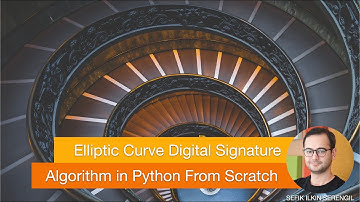 Elliptic Curve Digital Signature Algorithm (ECDSA) in Python From Scratch