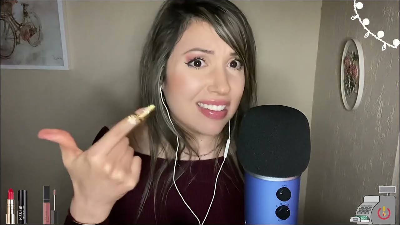 ASMR Roleplay con Chicle - “Vendedora de Labiales” | ASMR Gum Chewing