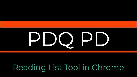 Reading List Tool in Chrome