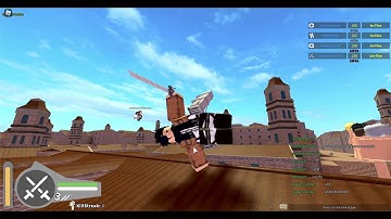 Attack on titan downfall controls! | Roblox |