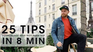 25 Essential Paris Tips in 8 Minutes