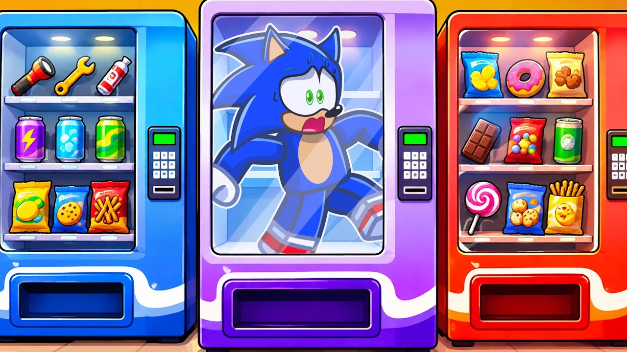 Stuck Inside a VENDING MACHINE in Roblox!